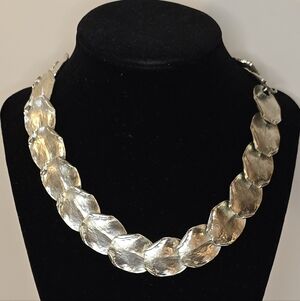 Vintage Cookie Lee Necklace - Silver Toned
